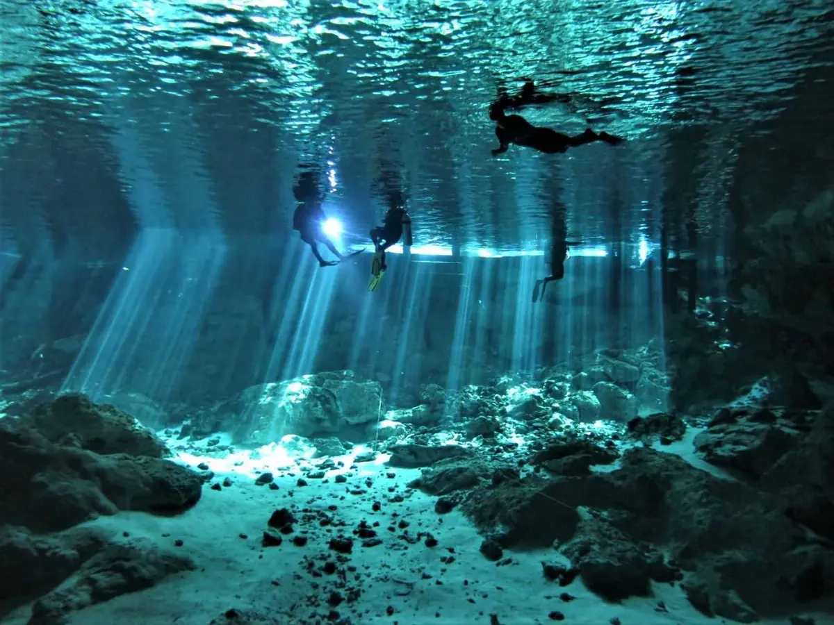 28 cenote mexiko yucatán utazás mortons