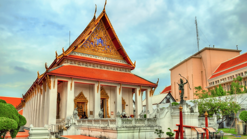 Nemzeti Múzeum bejárata Bangkokban