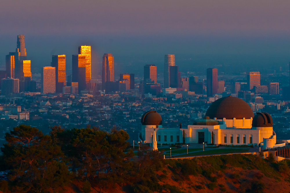 los angeles napfelkelte amerikai utazás a járvány után griffith observatory