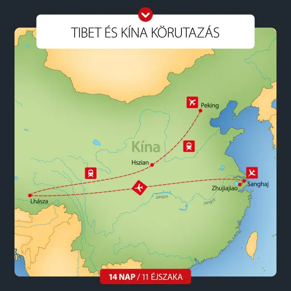 Tibet és Kína körutazás 14 nap / 11 éj kép