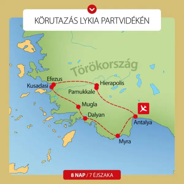 Lykia partvidéke kép