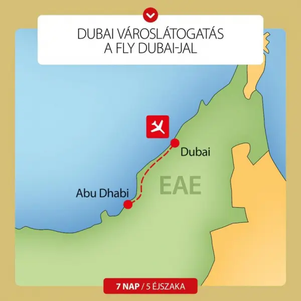 Dubai városlátogatás a Fly Dubai-jal kép
