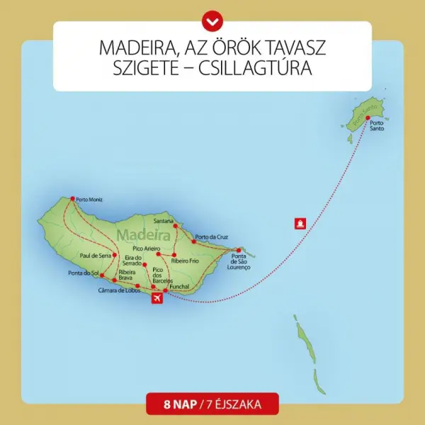 Madeira az örök tavasz szigete kép