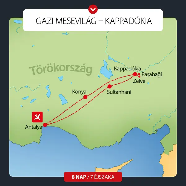 Igazi mesevilág: Kappadókia 8 nap / 7 éj kép