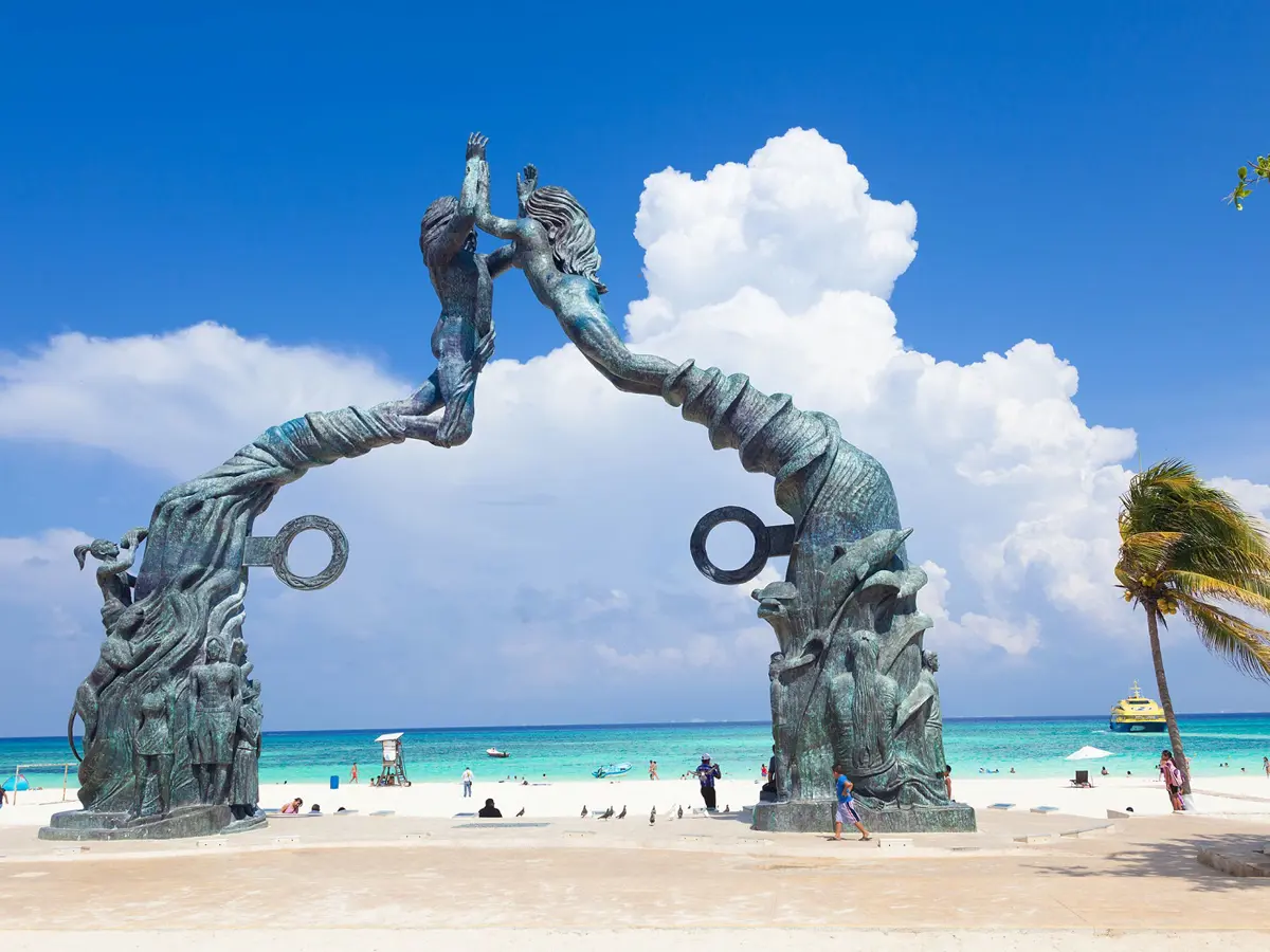 27 playa del carmen cozumel komp szobrok látnivalók