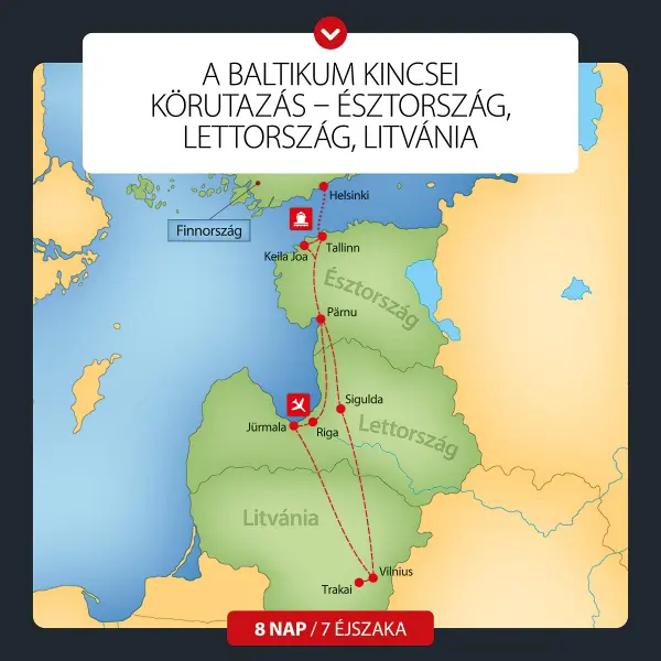 A Baltikum kincsei Körutazás: Észtország, Lettország, Litvánia 8 nap / 7 éj 1. kép