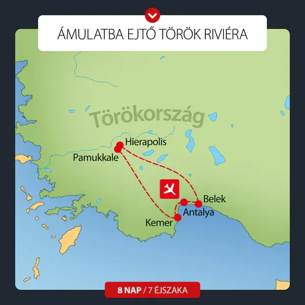 Körutazás: Török riviéra 8 nap / 7 éj 1. kép