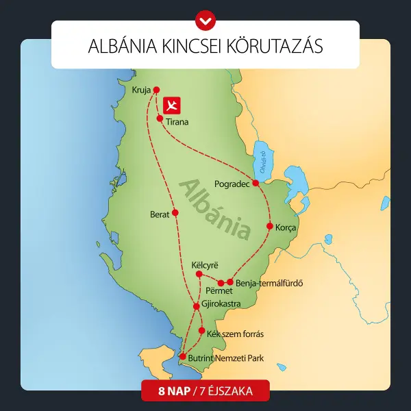 Albánia Kincsei - Kultúra, Természet és Történelem 8 nap / 7 éj 1. kép