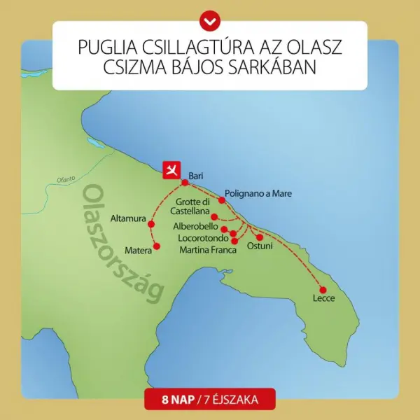 Puglia csillagtúra 1. kép