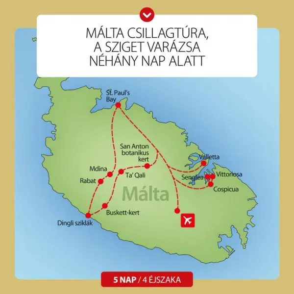 Málta csillagtúra - A sziget varázsa néhány nap alatt 1. kép
