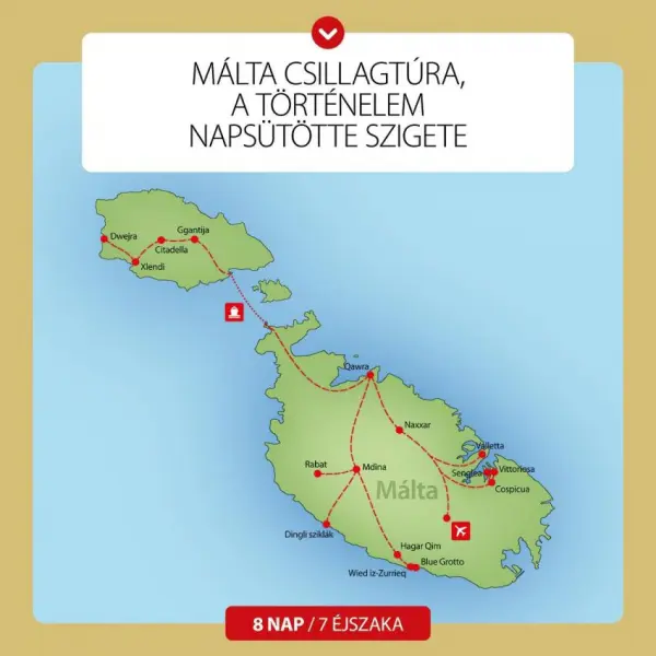 Málta csillagtúra 1. kép