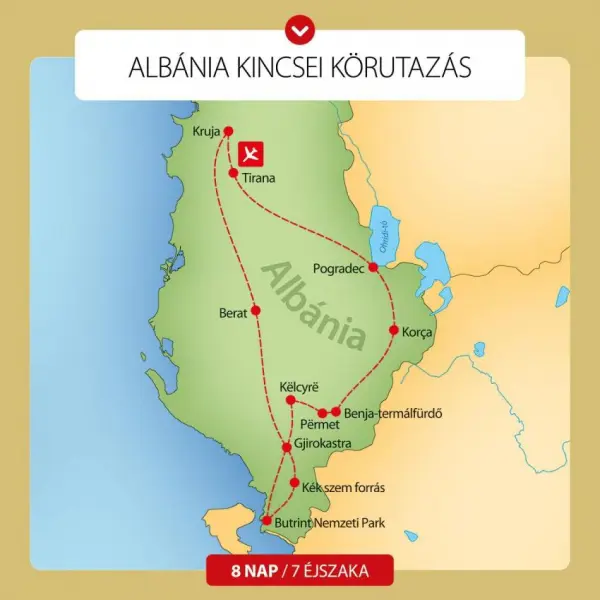 Albánia körutazás 1. kép