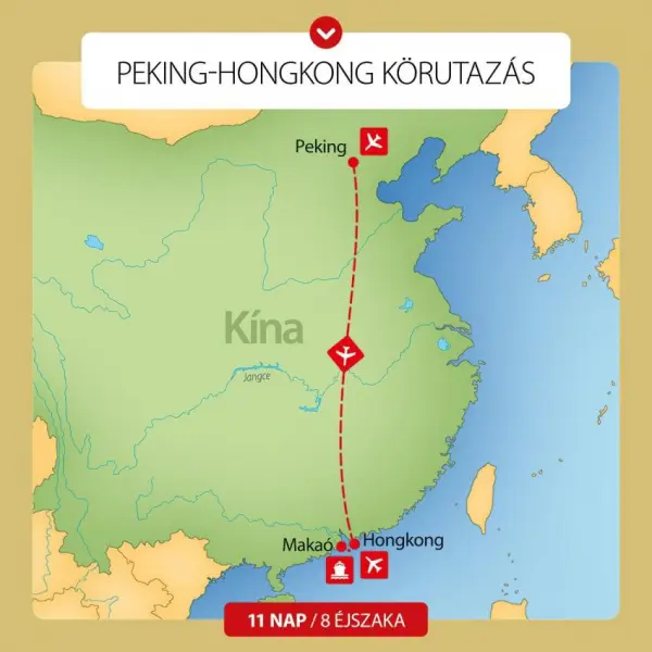Peking-Hongkong körutazás 1. kép