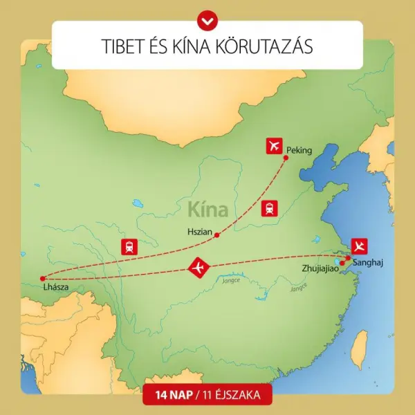 Tibet és Kína körutazás 1. kép
