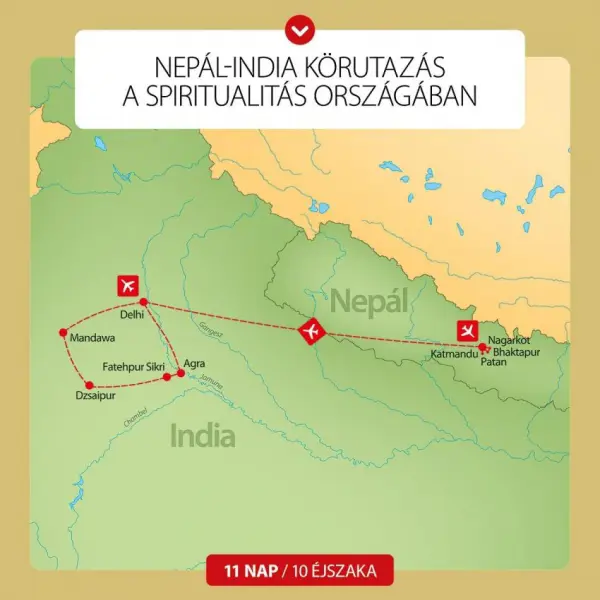 India-Nepál körutazás 1. kép