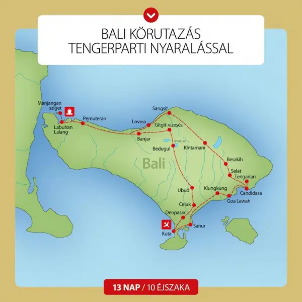 Bali körutazás nyaralással 1. kép