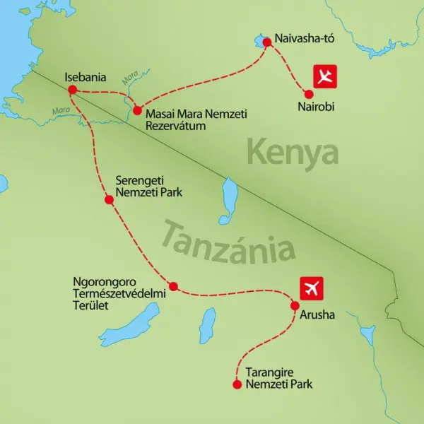 Kenya-Tanzánia szafari kalandtúra 1. kép
