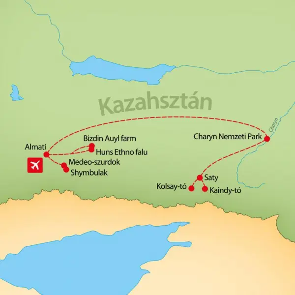 Kazahsztán körutazás 1. kép