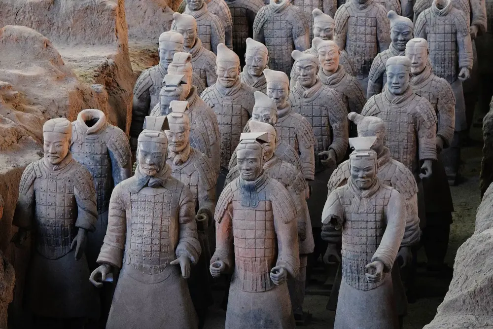 kínai nemzeti múzeum peking xian agyagkatonák