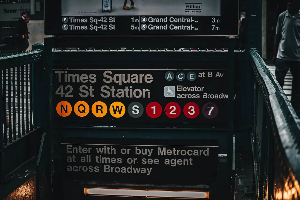 nyc subway metro metróállomás