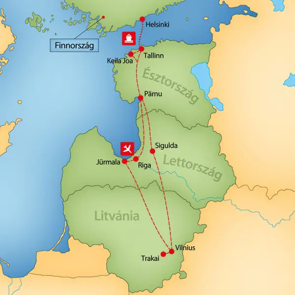 A Baltikum kincsei Körutazás: Észtország, Lettország, Litvánia 1. kép