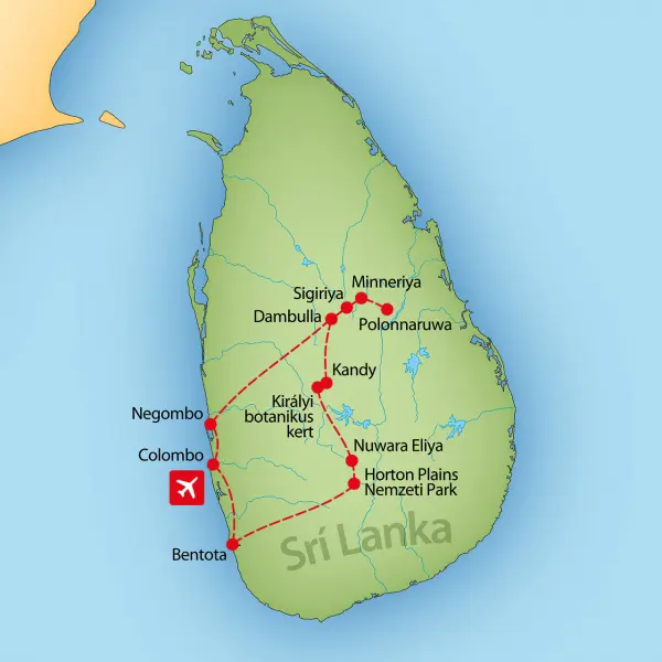 Srí Lanka-körutazás tengerparti hosszabbítással kép